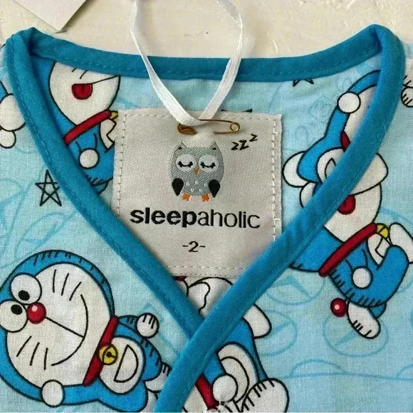 Doraemon Kids Toddler Pajamas NWT - Picture 5 of 9